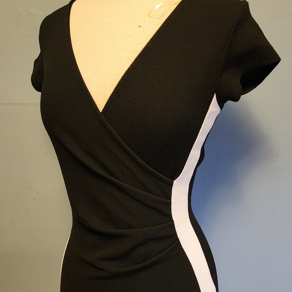 Black and white dress
